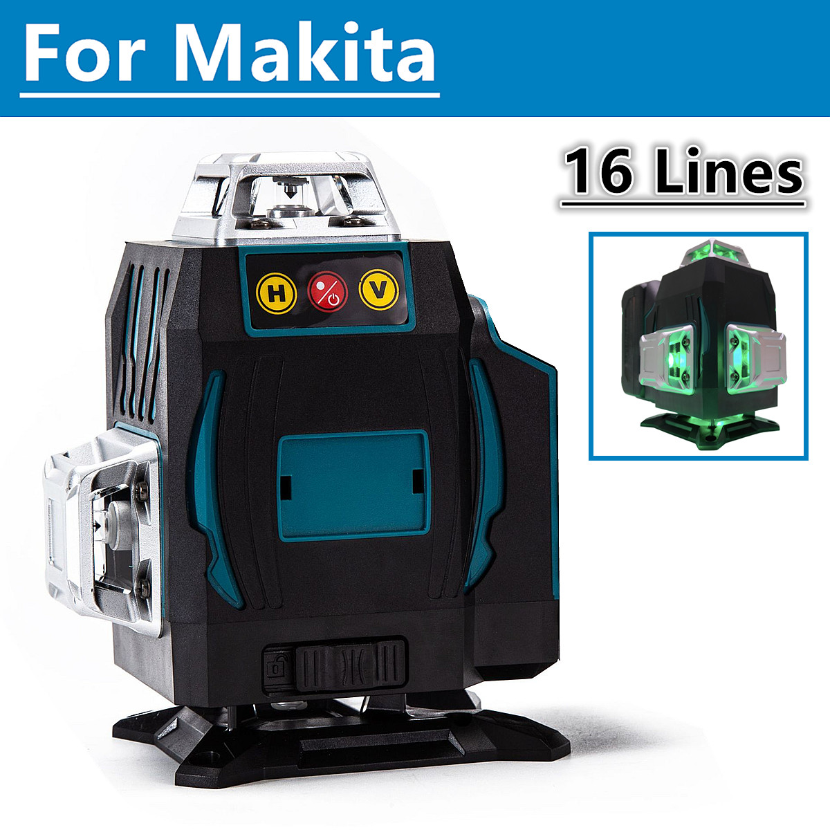 Power Tools Green Color - Untuk Baterai Makita 18V 16 Baris