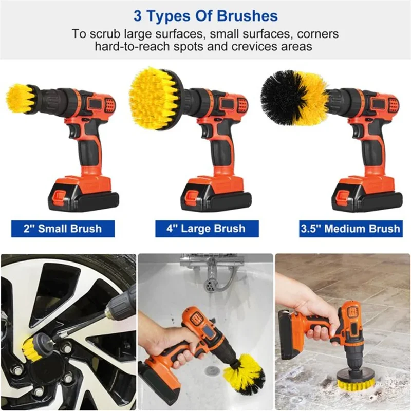 Power Tools On Sale - 3 Pcs/Set Set Sikat Bor Listrik
