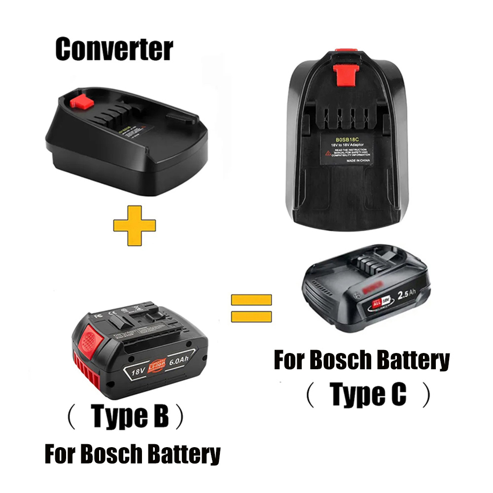Power Tools Green Color - Adaptor baterai digunakan untuk baterai Li-ion