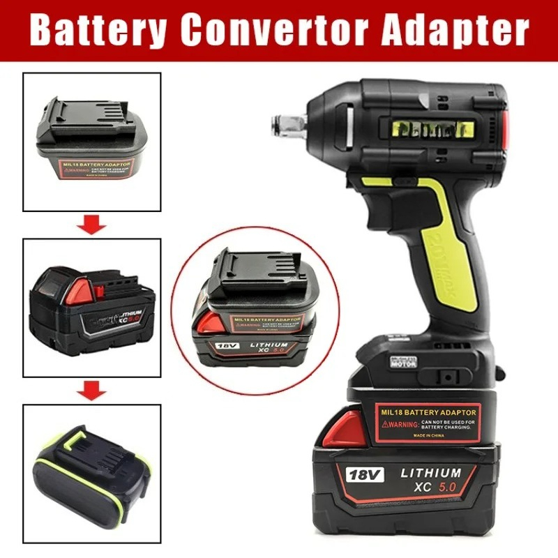 Power Tools Green Color - Konverter Adaptor Baterai untuk Konverter Baterai