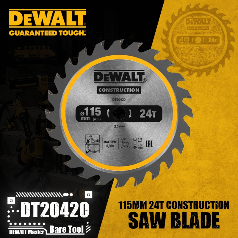 Power Tools In Construction - DEWALT DT20420 pisau gergaji bundar konstruksi