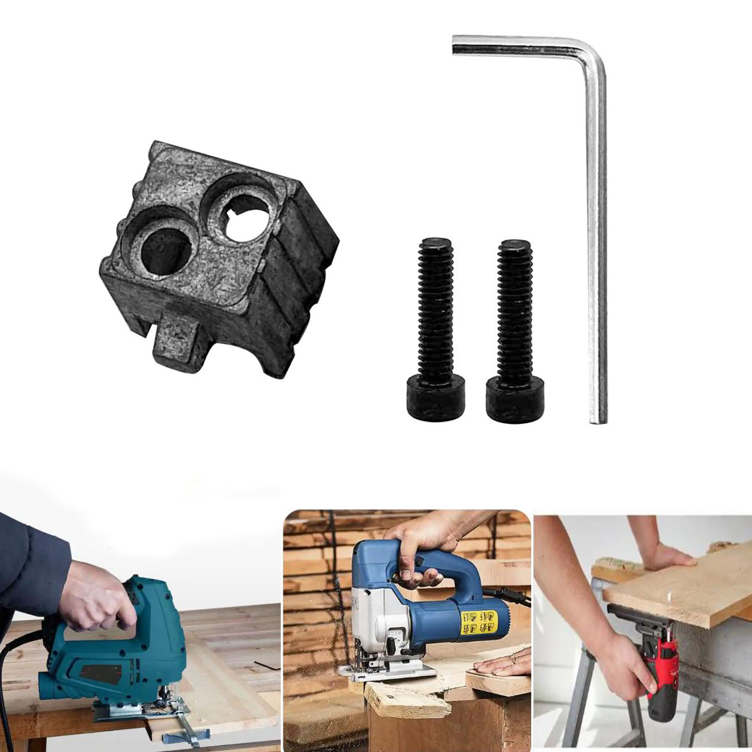 Power Tools Jigsaw - Penjepit Chuck Sekrup Jigsaw untuk Kepala
