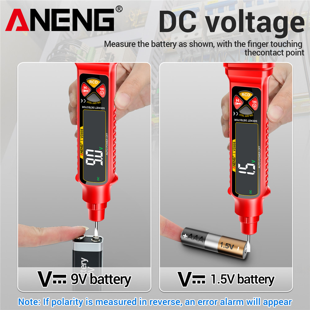 Penguji Daya Soket ANENG VD808 - Power Tools Voltage ulasan dan harga