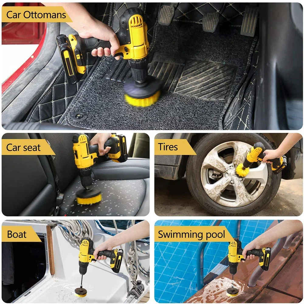 Set lampiran sikat bor, Kit al - Power Tools Windows ulasan dan harga
