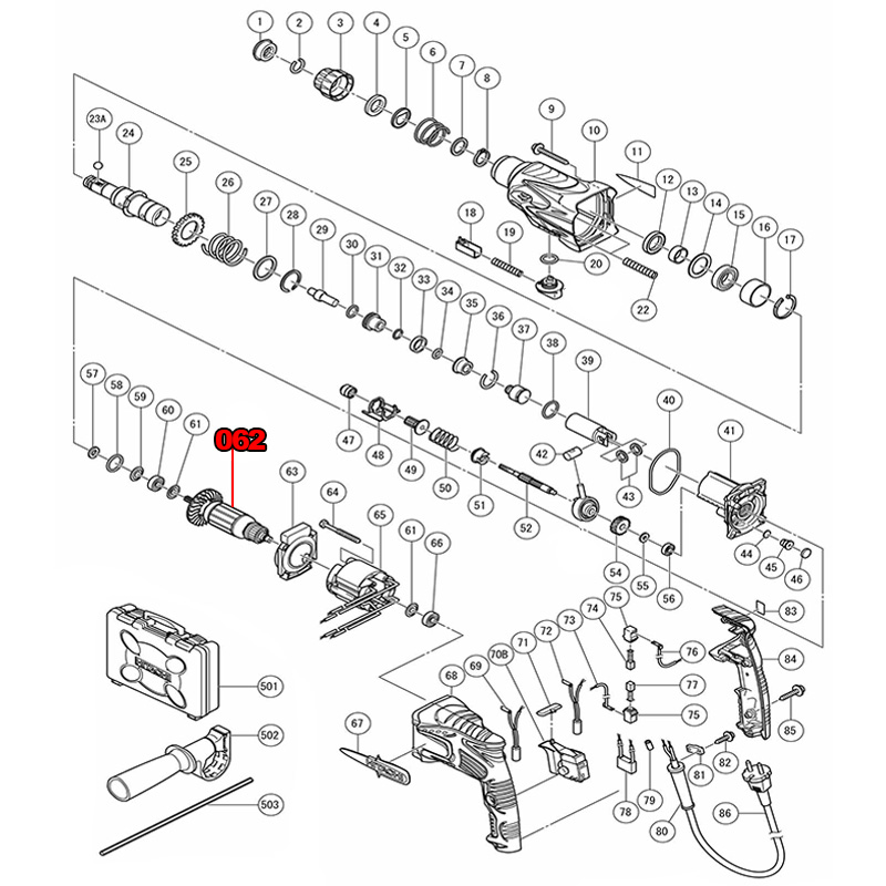 1 Buah 5T AC220V Pengganti Mot - Power Tools Hitachi ulasan dan harga
