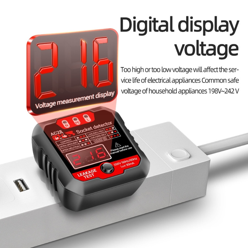ANENG AC28 detektor soket US/E - Power Tools Voltage ulasan dan harga