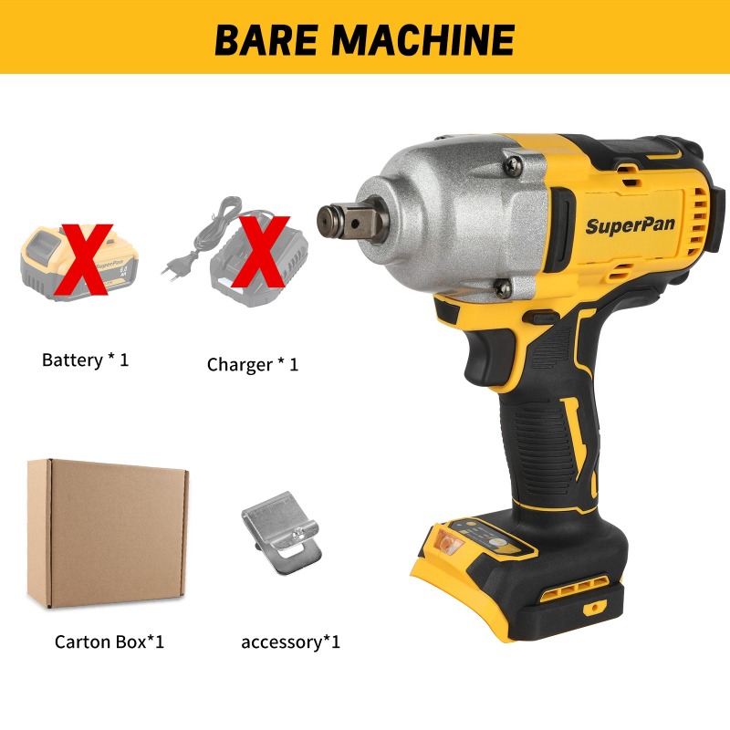 Kunci Impack Tanpa Kabel Brush - Power Tools In Construction ulasan dan harga