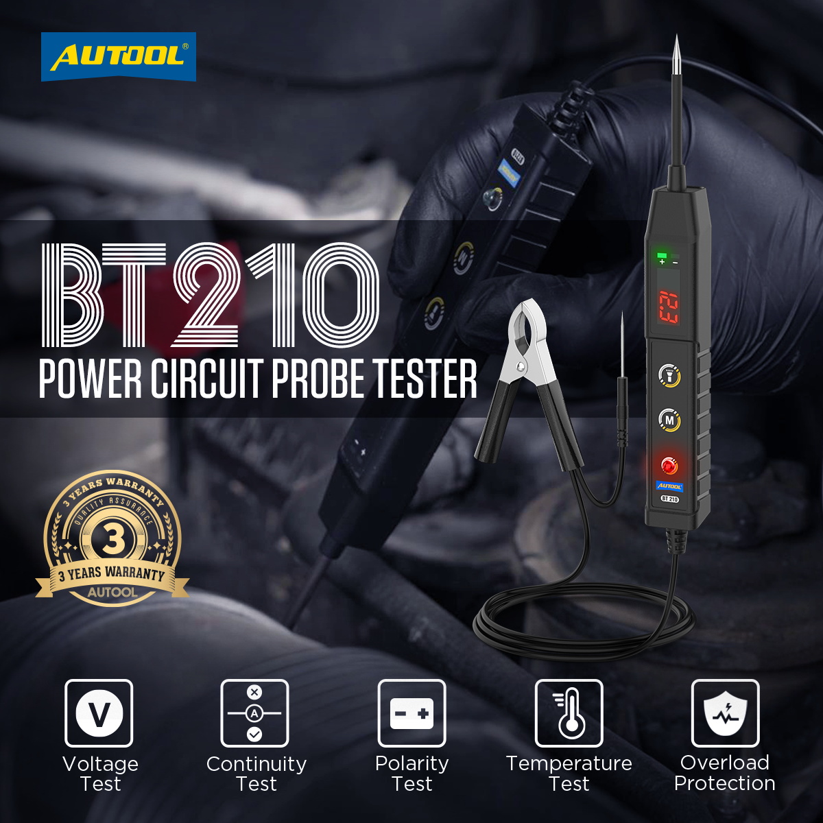 AUTOOL BT210 Alat Diagnostik S - Power Tools Voltage ulasan dan harga