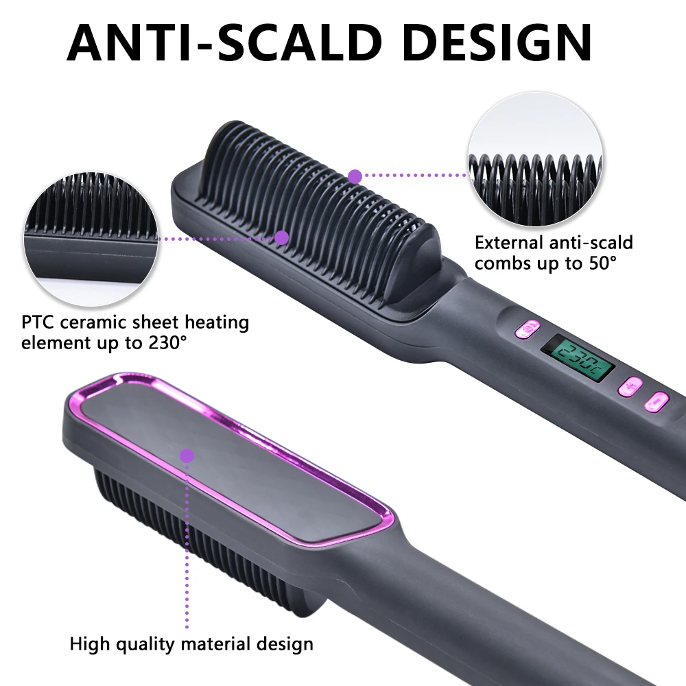 Sisir pelurus rambut lurus ele - Power Tools Voltage ulasan dan harga