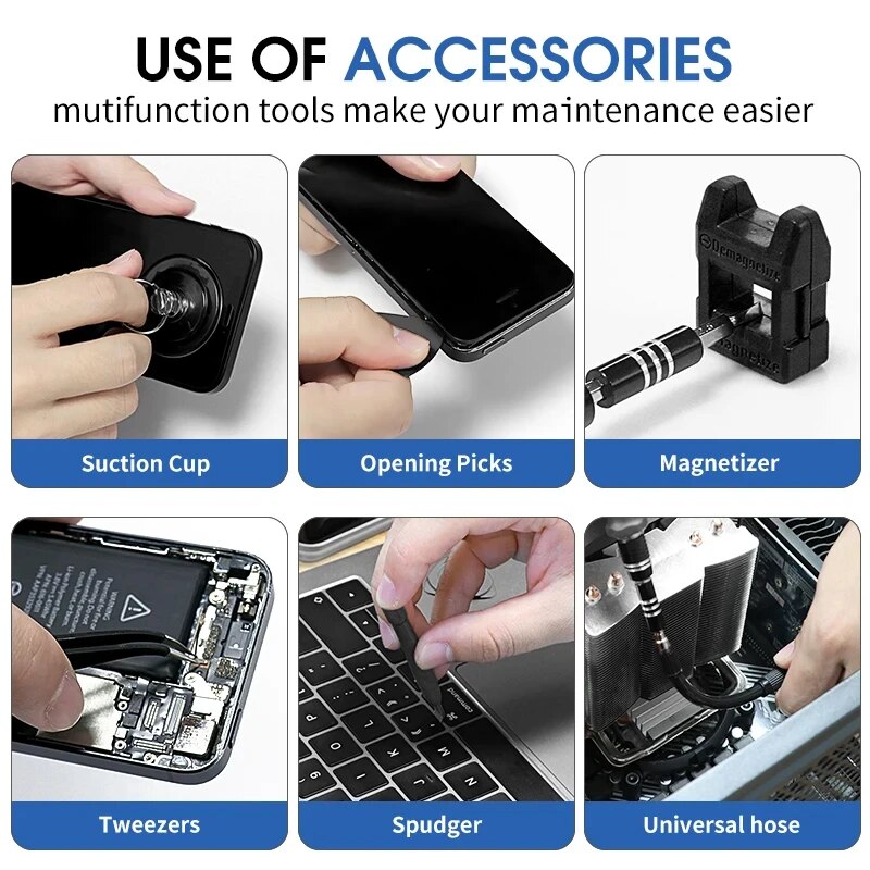 Set obeng presisi 115/117 dala - Xiaomi Power Tools ulasan dan harga