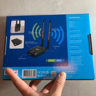 ALFA AWUS036ACH Baru Menggunak - Power Tools For Linux ulasan dan harga