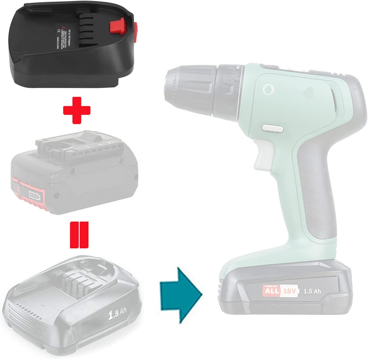 Adaptor baterai digunakan untu - Power Tools Green Color ulasan dan harga