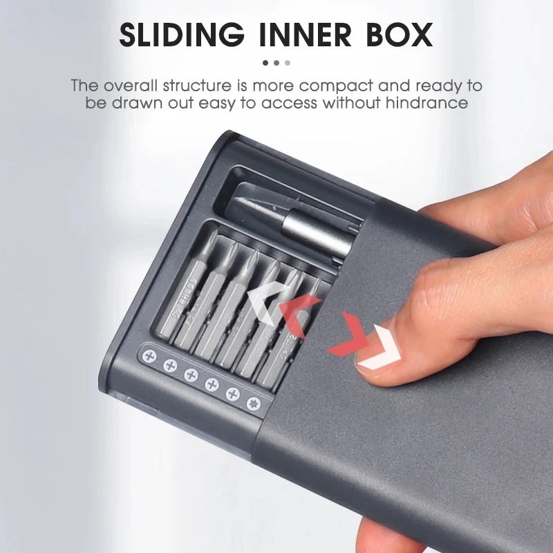 Set Obeng Presisi 26 in 1, Bit - Xiaomi Power Tools ulasan dan harga