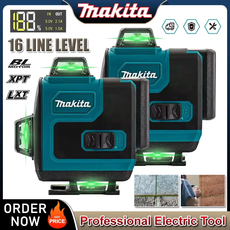 Makita 16-Line Cross Level 360 - Power Tools Green Color ulasan dan harga