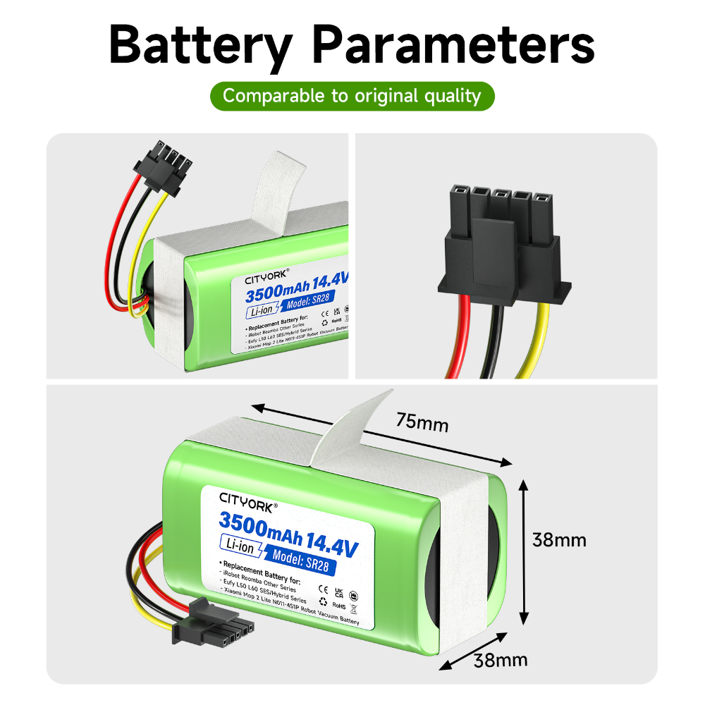 Baterai Vakum Robot 14.4V 3500 - Xiaomi Power Tools ulasan dan harga