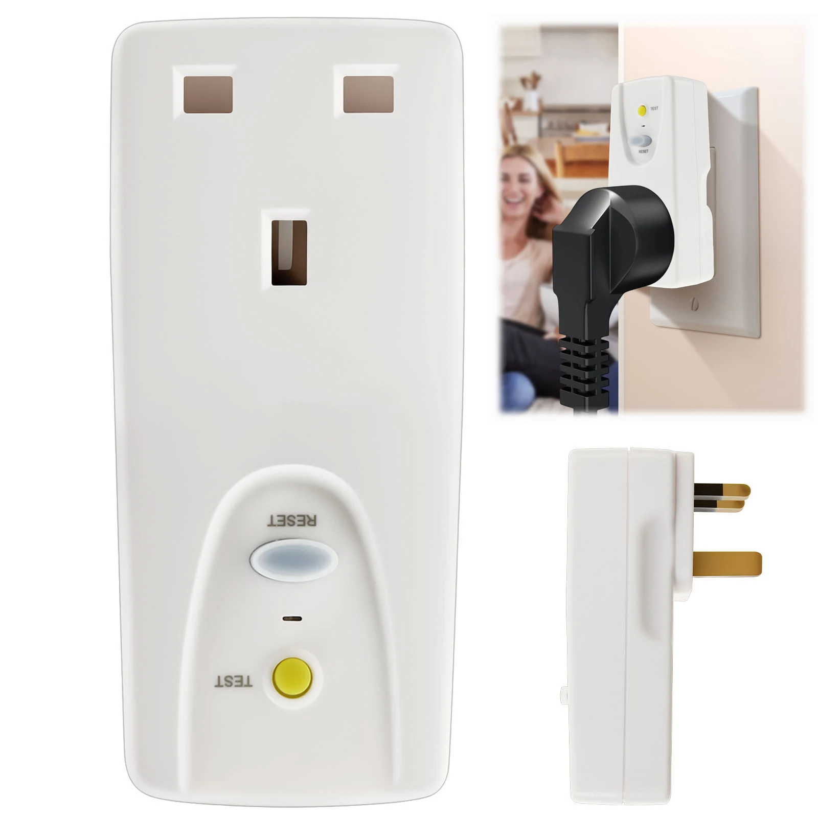 Adaptor RCD Pengaman Steker RC - Power Tools Uk ulasan dan harga