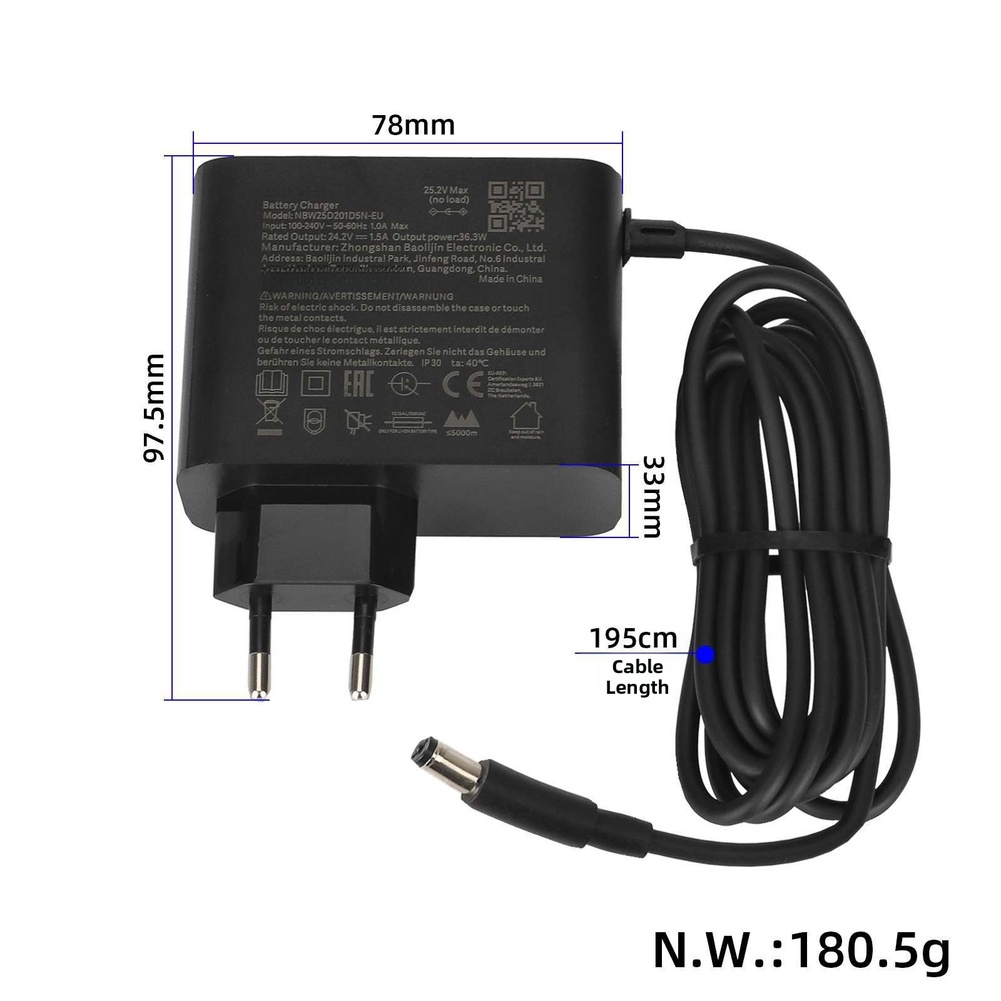 Konektor DC2.1 24.2V 1.5A Untu - Xiaomi Power Tools ulasan dan harga