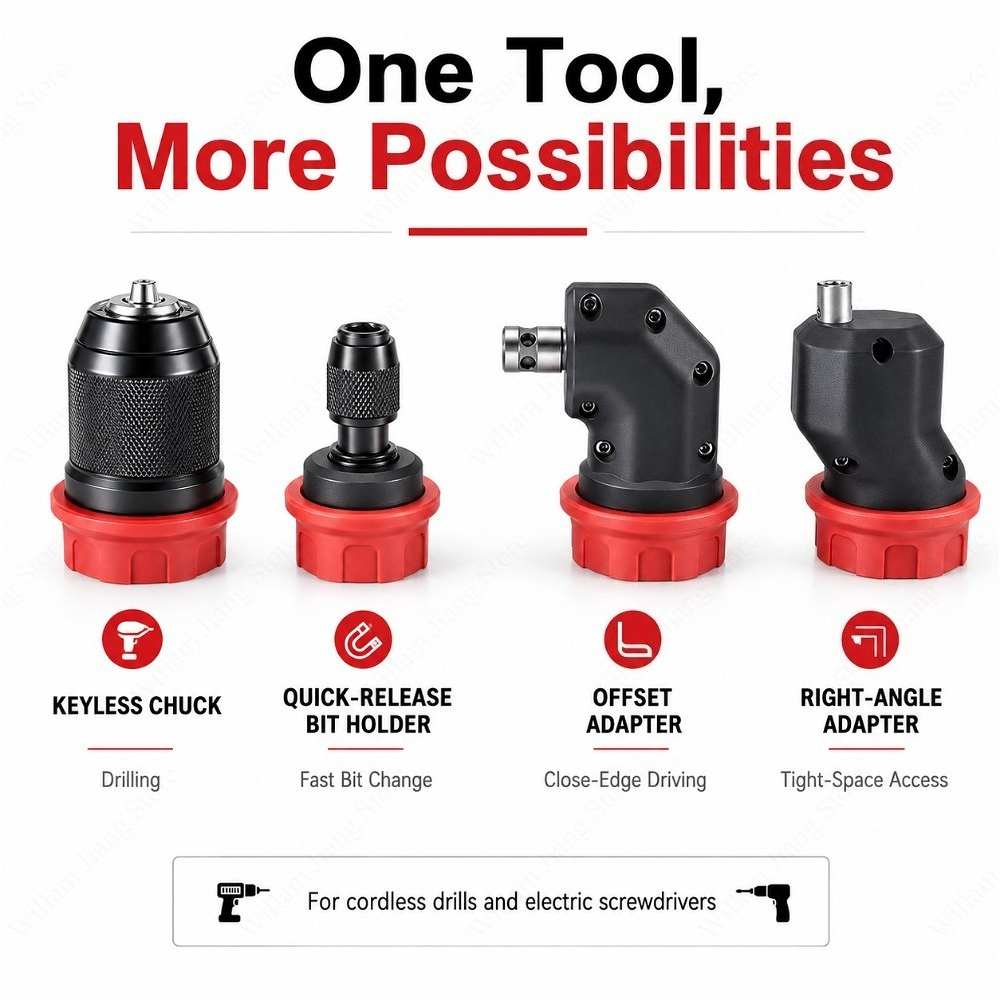 Chuck Bor Konversi dengan Fung - Cordless Drill Driver ulasan dan harga