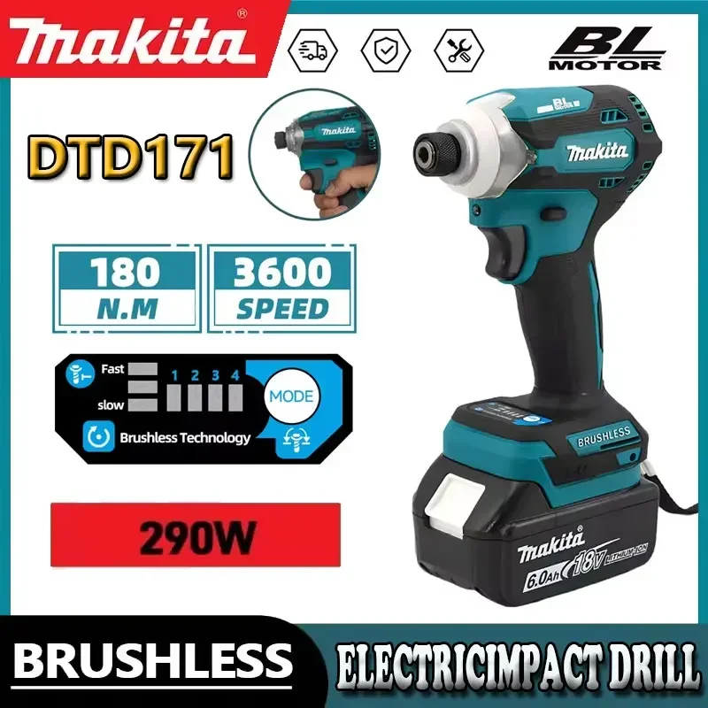 Makita DTD171 Brushless Impact - Cordless Drill Driver ulasan dan harga