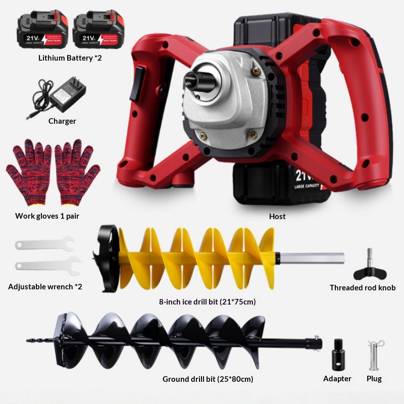 Bor Tanah Listrik Baterai Lith - Power Tools In Construction ulasan dan harga