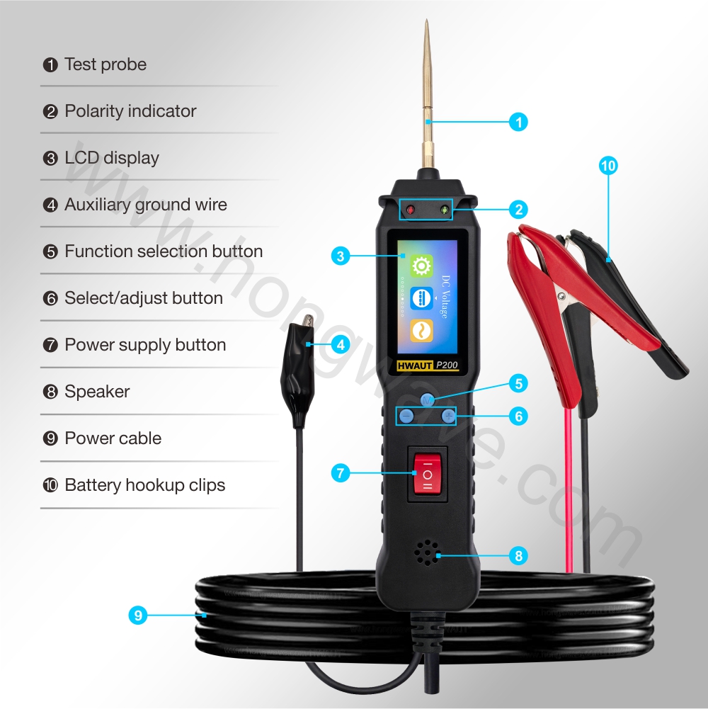 HWAUT P200 Penguji Sirkuit Mob - Power Tools Voltage ulasan dan harga