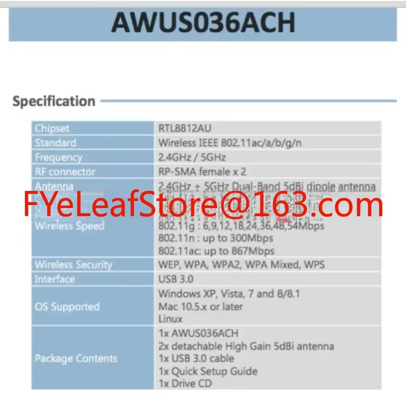 ALFA AWUS036ACH RTL8812AU Mac  - Power Tools For Linux ulasan dan harga